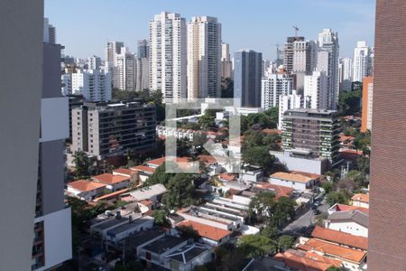 Sala - Vista de apartamento à venda com 1 quarto, 69m² em Cidade Monções, São Paulo