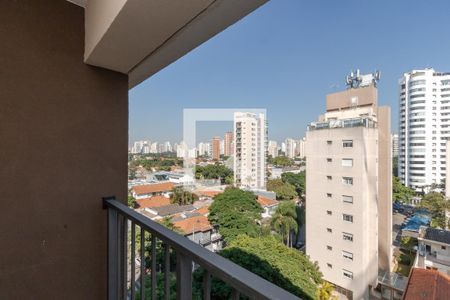Varanda de apartamento à venda com 1 quarto, 25m² em Campo Belo, São Paulo