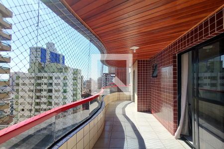 Sacada de apartamento para alugar com 1 quarto, 60m² em Vila Tupi, Praia Grande