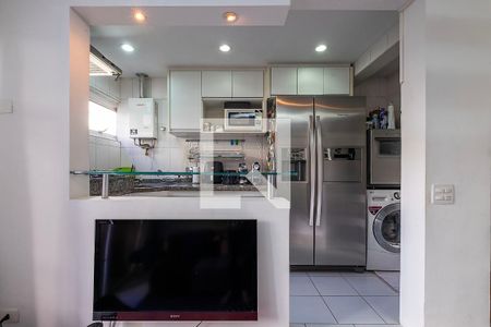Sala/Cozinha de apartamento à venda com 1 quarto, 54m² em Cerqueira César, São Paulo