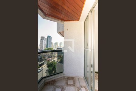 Varanda da Sala de apartamento à venda com 2 quartos, 64m² em Chácara Seis de Outubro, São Paulo