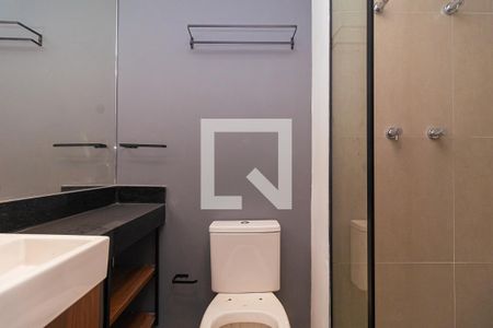 Banheiro de kitnet/studio à venda com 1 quarto, 17m² em Consolação, São Paulo