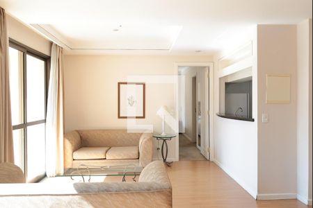 Sala de apartamento para alugar com 1 quarto, 82m² em Vila Nova Conceição, São Paulo