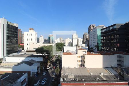 Vista da Sala de apartamento para alugar com 2 quartos, 74m² em Vila Nova Conceição, São Paulo