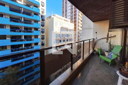 Varanda da Sala de apartamento para alugar com 4 quartos, 163m² em Icaraí, Niterói