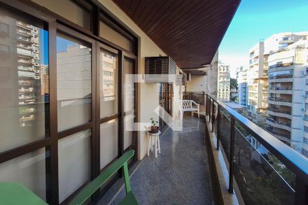 Varanda da Sala de apartamento à venda com 4 quartos, 163m² em Icaraí, Niterói