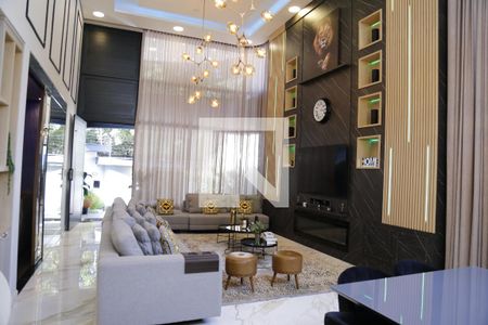 Sala de Estar de casa de condomínio à venda com 3 quartos, 350m² em City América, São Paulo