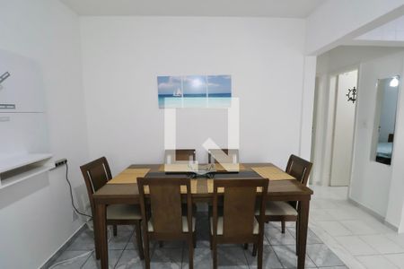 Sala de apartamento para alugar com 2 quartos, 50m² em Loteamento Joao Batista Juliao, Guarujá