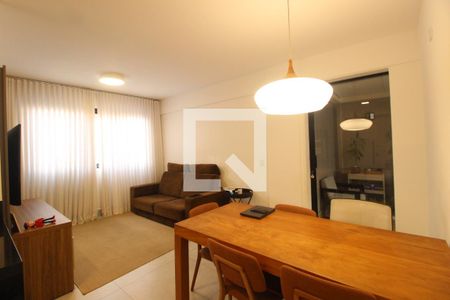 Sala  de apartamento à venda com 3 quartos, 190m² em Serra, Belo Horizonte