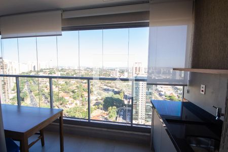 Vista da Sala de apartamento para alugar com 1 quarto, 53m² em Alto da Boa Vista, Ribeirão Preto