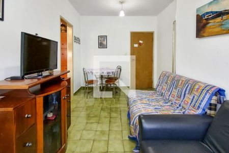 Sala de apartamento para alugar com 1 quarto, 78m² em Vila Assuncao, Praia Grande