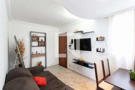 Sala de apartamento à venda com 2 quartos, 53m² em Castelo, Belo Horizonte