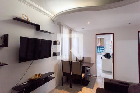 Sala de apartamento à venda com 2 quartos, 53m² em Castelo, Belo Horizonte