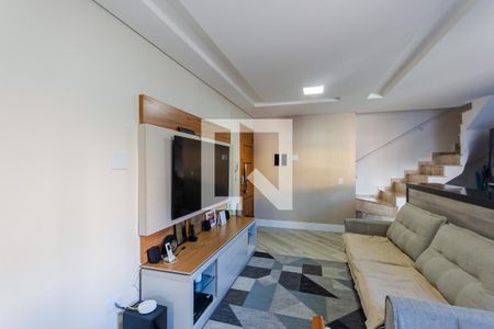 Sala de apartamento à venda com 4 quartos, 135m² em Vila São Pedro, Santo André