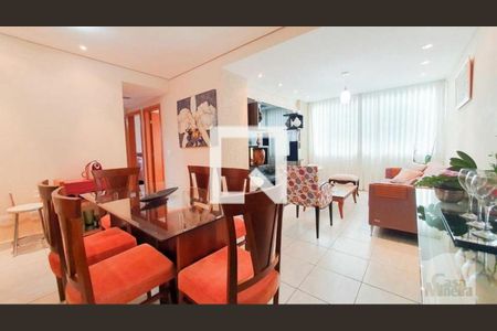 Sala de apartamento à venda com 3 quartos, 77m² em União, Belo Horizonte