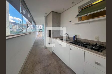 Área gourmet de apartamento à venda com 4 quartos, 490m² em Serra, Belo Horizonte