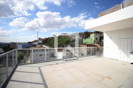 Varanda 2º piso de apartamento à venda com 3 quartos, 140m² em Canadá, Belo Horizonte
