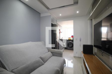 Sala/Cozinha e área de serviço de apartamento à venda com 1 quarto, 34m² em Vila Ré, São Paulo