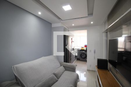 Sala/Cozinha e área de serviço de apartamento à venda com 2 quartos, 34m² em Vila Ré, São Paulo