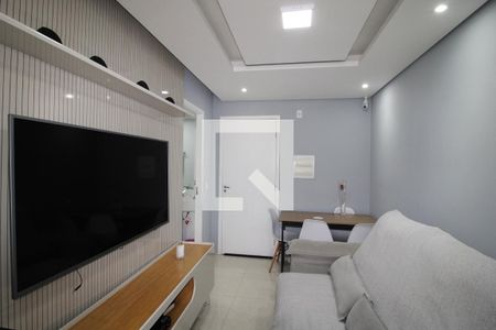 Sala/Cozinha e área de serviço de apartamento à venda com 2 quartos, 34m² em Vila Ré, São Paulo