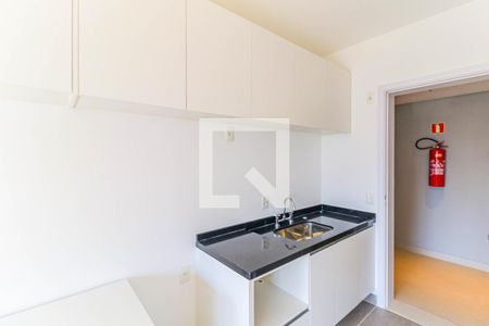 Cozinha de kitnet/studio para alugar com 1 quarto, 29m² em Santo Amaro, São Paulo