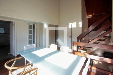 Sala de jantar de casa de condomínio para alugar com 4 quartos, 450m² em Itanhangá, Rio de Janeiro