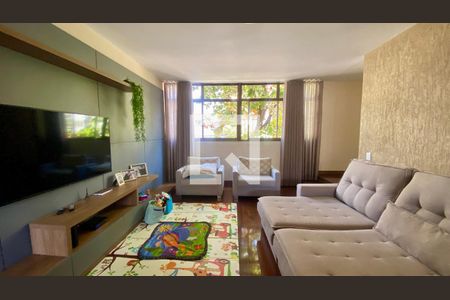 Sala 1 de apartamento à venda com 3 quartos, 141m² em Luxemburgo, Belo Horizonte