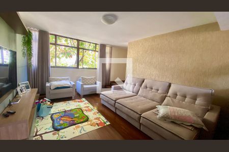 Sala 1 de apartamento à venda com 3 quartos, 141m² em Luxemburgo, Belo Horizonte