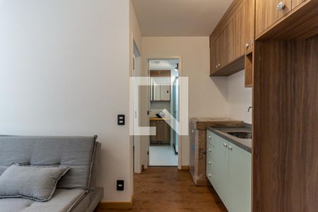 Sala de apartamento para alugar com 1 quarto, 27m² em Vila Buarque, São Paulo