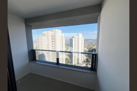 Varanda de apartamento à venda com 2 quartos, 73m² em Vila da Serra, Nova Lima