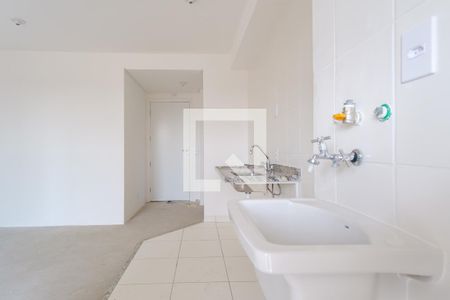 Cozinha e Área de Serviço de apartamento à venda com 2 quartos, 46m² em Vila Esperança, São Paulo