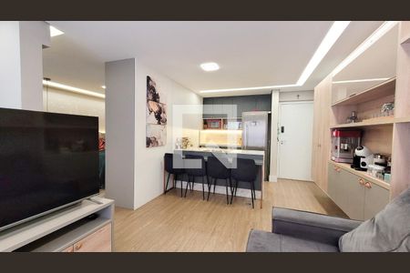 Sala de apartamento para alugar com 1 quarto, 52m² em Centro, Campinas