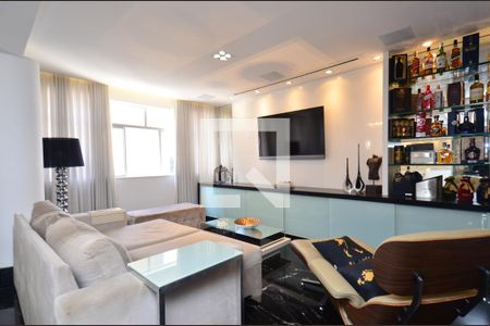 Sala de estar de apartamento para alugar com 3 quartos, 160m² em Savassi, Belo Horizonte