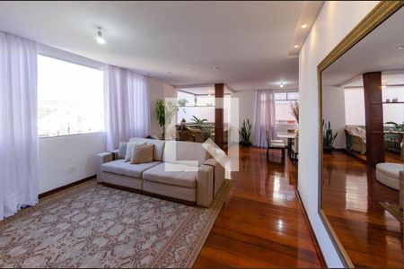 Sala de apartamento à venda com 3 quartos, 130m² em Buritis, Belo Horizonte