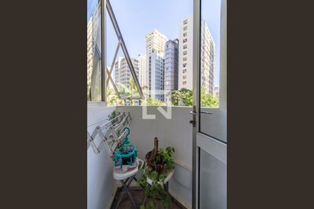Sacada da Sala de apartamento à venda com 1 quarto, 30m² em Jardim Paulista, São Paulo