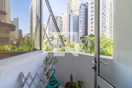 Sacada da Sala de apartamento à venda com 1 quarto, 30m² em Jardim Paulista, São Paulo