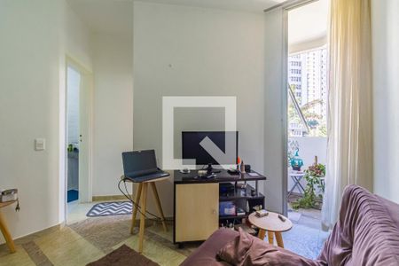 Sala de apartamento à venda com 1 quarto, 30m² em Jardim Paulista, São Paulo