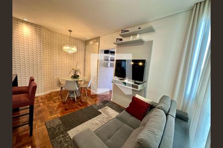 Sala de apartamento à venda com 3 quartos, 95m² em Alto Caiçaras, Belo Horizonte
