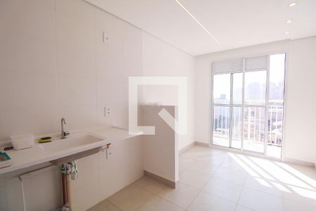 Sala/Cozinha de apartamento para alugar com 1 quarto, 29m² em Belenzinho, São Paulo