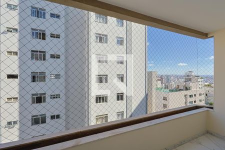 Varanda da Sala de apartamento à venda com 3 quartos, 115m² em Gutierrez, Belo Horizonte