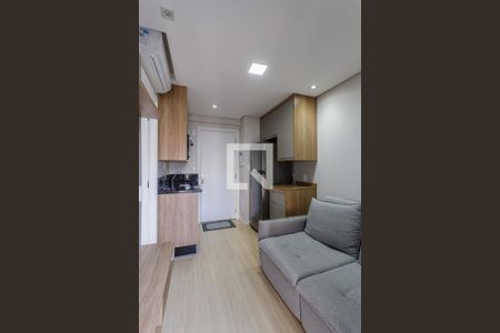 Sala/Cozinha de kitnet/studio para alugar com 1 quarto, 27m² em Vila Nova Conceição, São Paulo