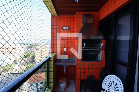 Varanda de apartamento para alugar com 3 quartos, 79m² em Loteamento João Batista Julião, Guarujá