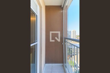 Varanda da Sala de apartamento para alugar com 1 quarto, 30m² em Jardim Caravelas, São Paulo