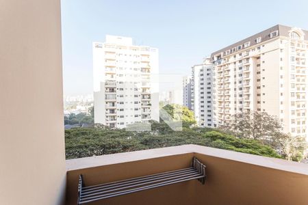 Vista da Sacada de apartamento à venda com 2 quartos, 70m² em Indianópolis, São Paulo