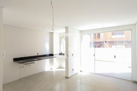 Sala/Cozinha de apartamento à venda com 3 quartos, 117m² em Serra, Belo Horizonte