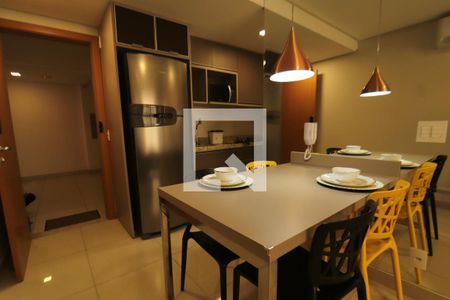 Sala/ Cozinha de apartamento para alugar com 1 quarto, 40m² em Setor Oeste, Goiânia