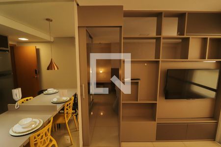 Armário- Sala de apartamento para alugar com 1 quarto, 40m² em Setor Oeste, Goiânia