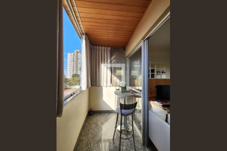 Varanda da Sala de apartamento à venda com 2 quartos, 75m² em Santo Antônio, Belo Horizonte