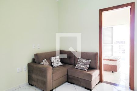 Sala de apartamento à venda com 2 quartos, 49m² em Jardim Rina, Santo André