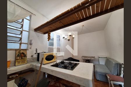 Cozinha  de casa à venda com 1 quarto, 43m² em Botafogo, Rio de Janeiro